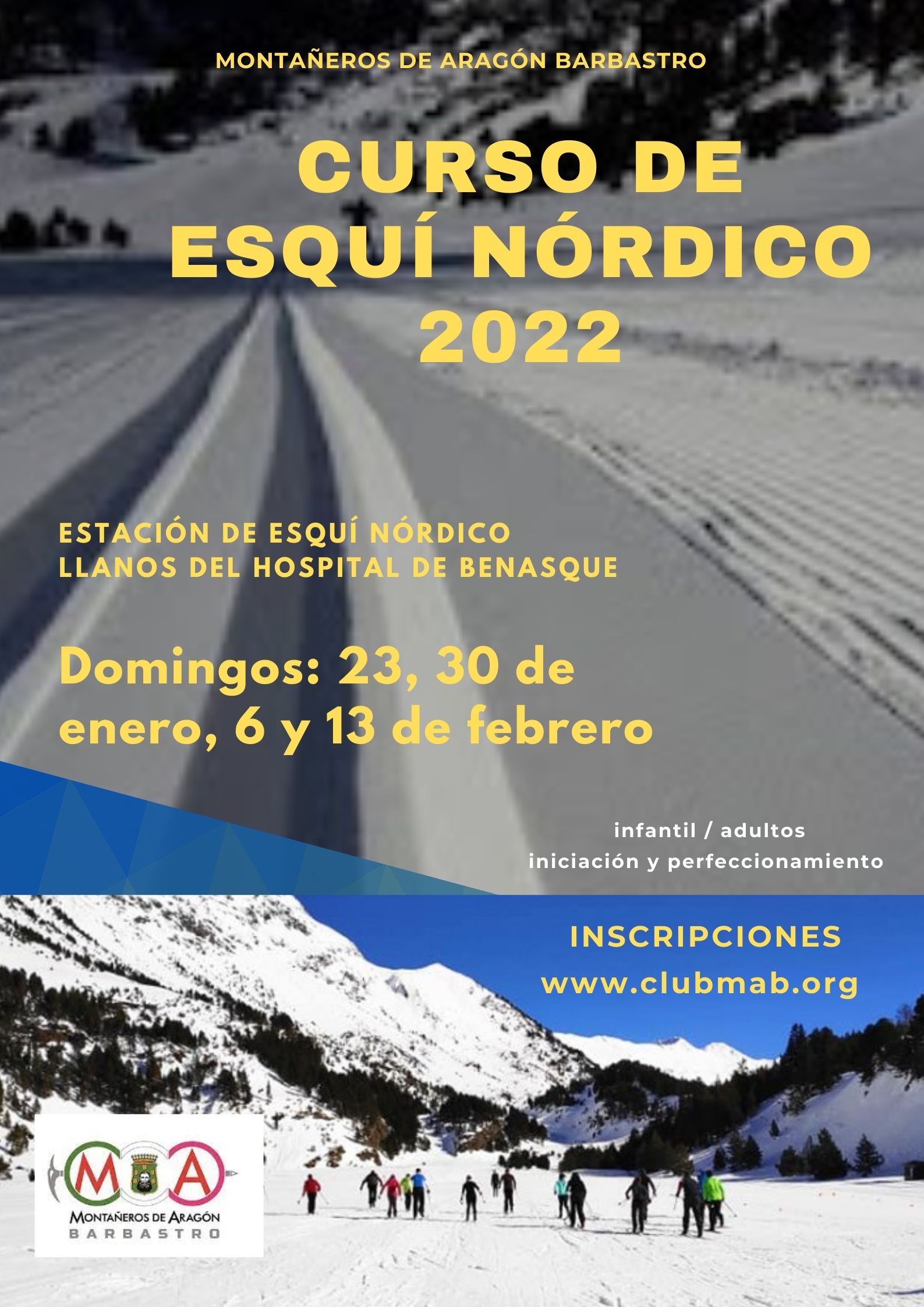curso de esquí nórdico 2022