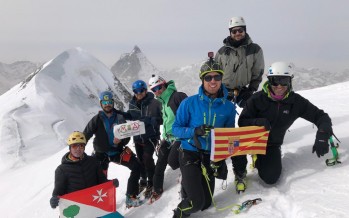 Entre Italia y Suiza: Montañeros de Aragón en los Alpes